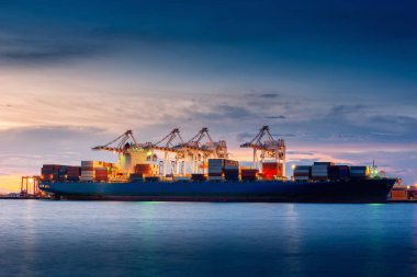 Dock Terminal., Co ulaşım ve lojistik yükleme nakliye