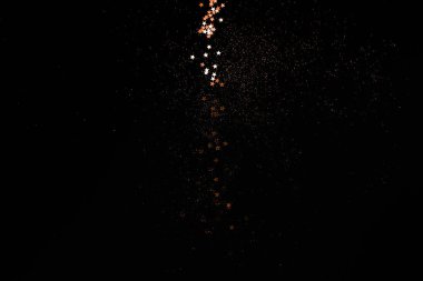 Noel ve Kara Cuma konsepti. Üst yatay görünüm telif uzayı. Festivalsel satış arkaplanı.