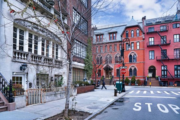 Stuyvesant Square Historic District in Manhattan, with buildings from the 1850s