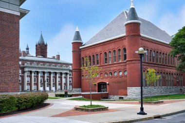 Syracuse Üniversitesi Kampüsü. Syracuse, New York 'ta eski binaları var.