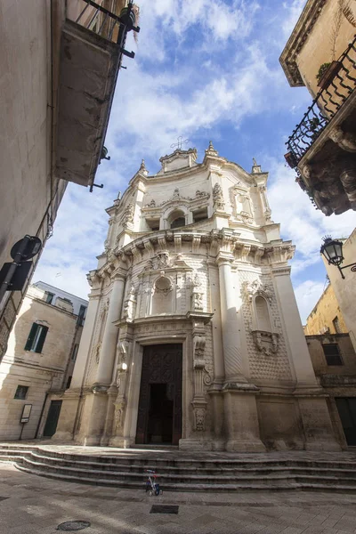 Chiesa San Matteo Lecce Capitale Del Barocco Lecce Puglia Trovano — Foto Stock