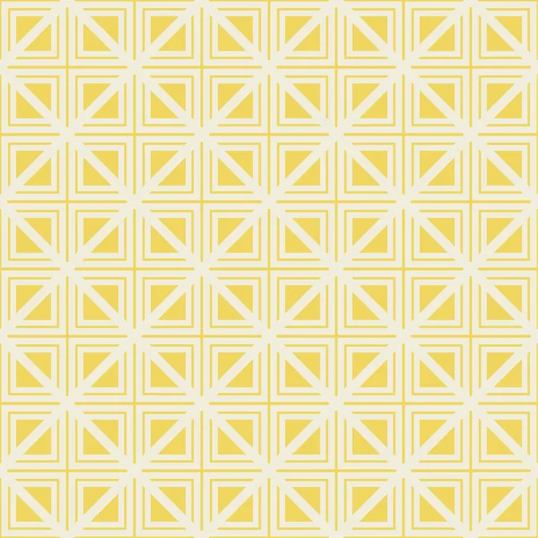 浅黄无缝背景下的深黄三角形 — 图库矢量图片