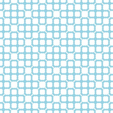 Beyaz dikişsiz arkaplanda turkuaz desen.