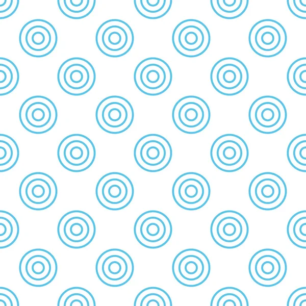 Pattern Light Blue Circles White Seamless Background — Stock Vector