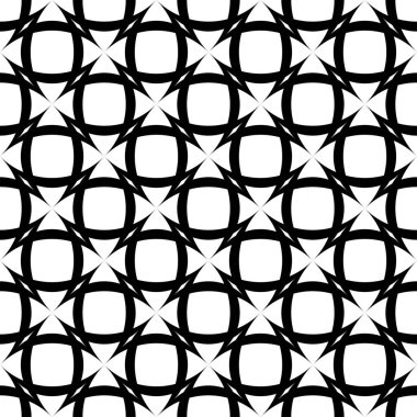 Beyaz pürüzsüz vektör arkaplanındaki siyah desen.