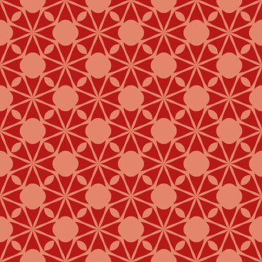 Pembe pürüzsüz vektör arkaplanındaki kırmızı desen.