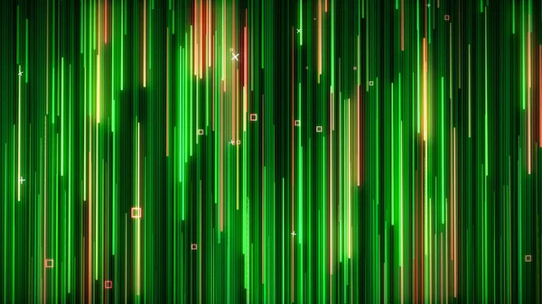 Green-yelow neon animated VJ background — Stock Photo, Image