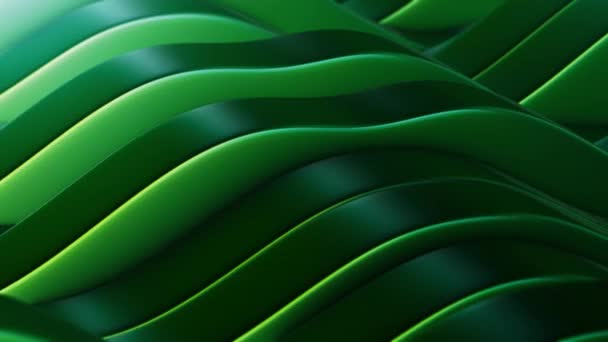 Groene abstract velden vj lus — Stockvideo