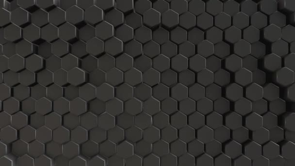 hexagone abstrait noir 