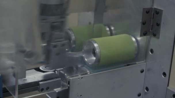 Máquina de costura produção — Vídeo de Stock