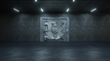 Bankada Kasa Kapısının Çok Parayla Açılması