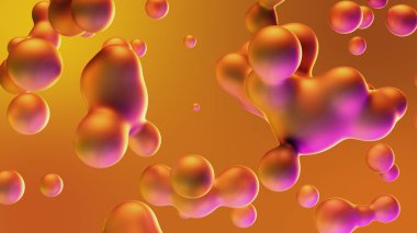 3D render soyut hareket minimal sanat sıvı arka plan