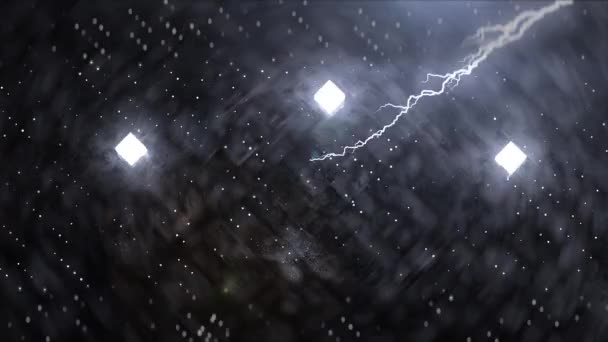 4kウルトラHDメタルロゴを持つデジタル背景 — ストック動画