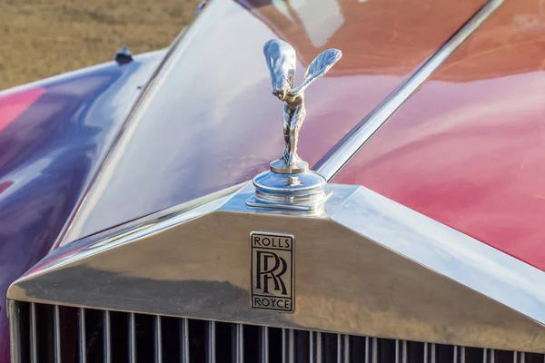 Queenstown Zuid Afrika Juni 2017 Vintage Rolls Royce Auto Embleem — Stockfoto