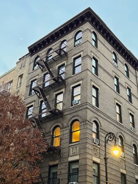 Sonbahar günü New York 'un şaşırtıcı mimarisi