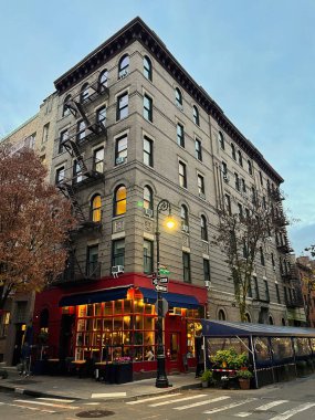 Sonbahar günü New York 'un şaşırtıcı mimarisi