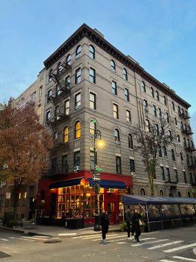 Sonbahar günü New York 'un şaşırtıcı mimarisi