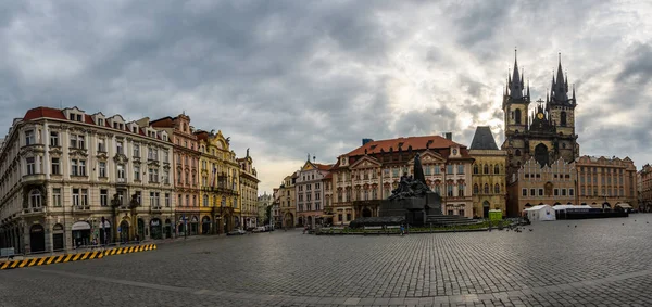 Vista Panorámica Plaza Ciudad Vieja Praga República Checa —  Fotos de Stock