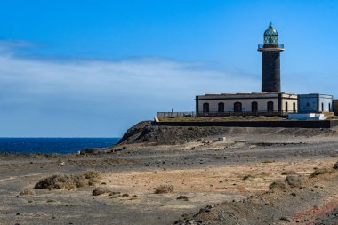 Deniz feneri Jandia Yarımadası Fuerteventura, Kanarya Adaları, İspanya