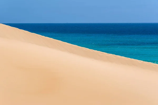 Dunes Sable Sur Plage Sotavento Fuerteventura Îles Canaries Espagne — Photo