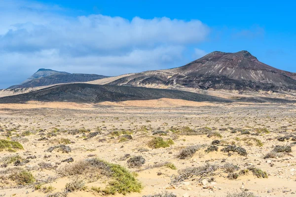 Száraz Táj Jandia Fuerteventura Kanári Szigetek Spanyolország Félsziget — Stock Fotó