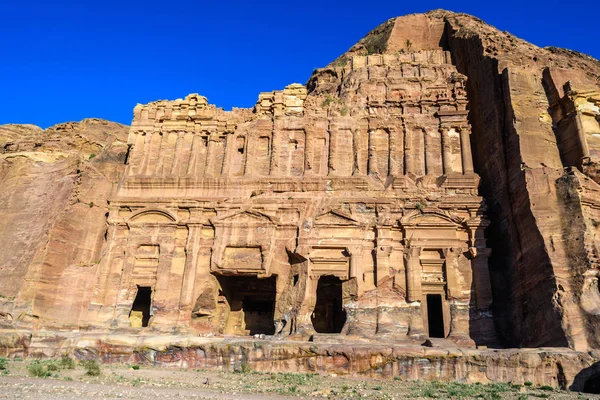 Kayıp Şehir Petra Dan Ürdün Kral Mezarları — Stok fotoğraf