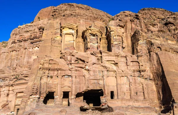 Kayıp Şehir Petra Dan Ürdün Kral Mezarları — Stok fotoğraf