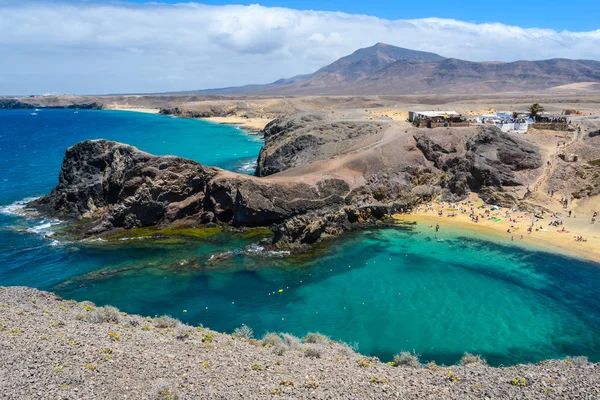 Playa del Papagayo Lanzarote, Kanarya Adaları, İspanya