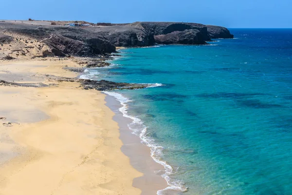 Playa Del Pozo Lanzarote Canarische Eilanden Spanje — Stockfoto