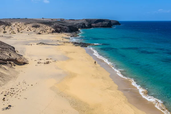 Playa Del Pozo Lanzarote Canarische Eilanden Spanje — Stockfoto