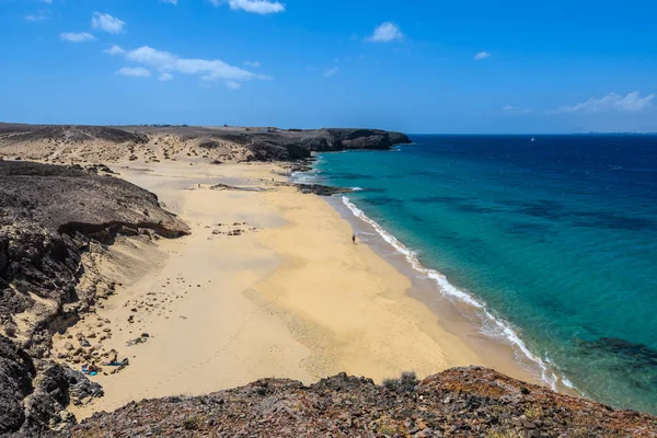 Playa Del Pozo Lanzarote Canarische Eilanden Spanje — Stockfoto