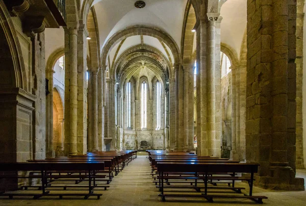 Interior Iglesia San Domingos Santiago Compostela Galicia España —  Fotos de Stock