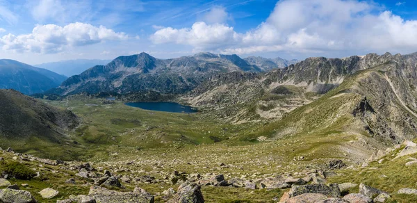 Vue Lac Depuis Sommet Circuit Montmalus Andorre — Photo