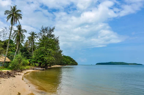 Spiaggia Koh Isola Kiev Vicino Sihanoukville Cambogia — Foto Stock