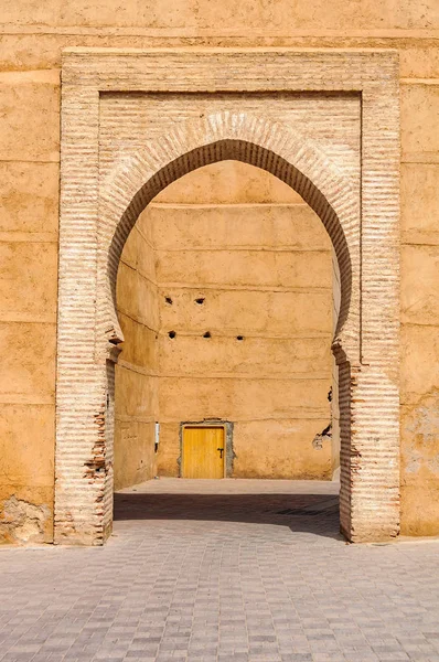 Majestatyczna Brama w Marrakeszu, Maroko Zdjęcie Stockowe