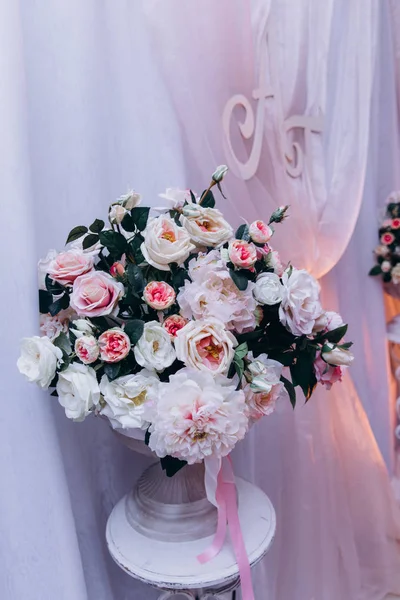 Bröllop Bukett Rosor — Stockfoto
