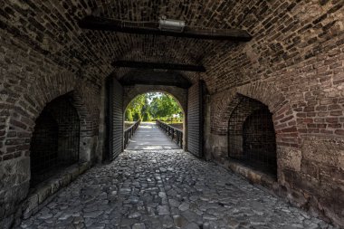 Belgrad Kalesi veya Beogradska Tvrdjava eski Kalesi ve Kalemegdan Park nehir Sava ve Tuna, modern Belgrad, bir kentsel alanda izdiham üzerinde Sırbistan'ın başkenti oluşur.
