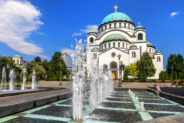 Cattedrale Santa Sava Belgrado Serbia Una Delle Più Grandi Chiese — Foto Stock