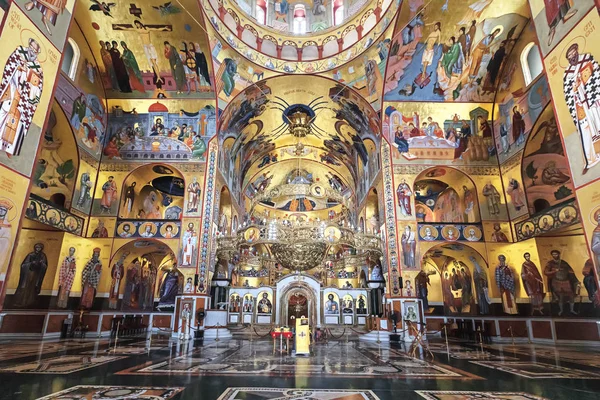 Podgorica Montenegro Julio 2017 Interior Catedral Resurrección Podgorica —  Fotos de Stock