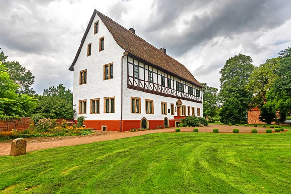 Ayuntamiento Bodenwerder Alemania Que Fue Casa Solariega Que Nació Barón — Foto de Stock