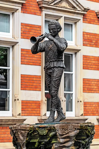 Estatua de Pied Piper de Hamelin en Hameln —  Fotos de Stock