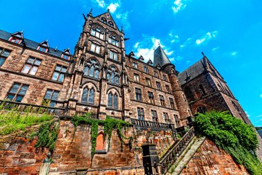 Eski üniversite, Marburg, Hesse, Almanya