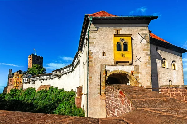 Castillo de Wartburg en Eisenach, Turingia, Alemania — Foto de Stock