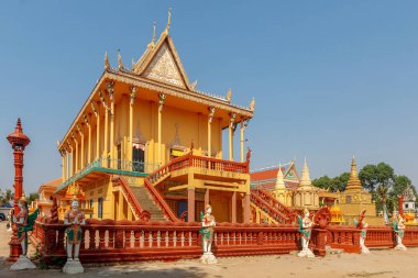 Angkor Ban Köyü, Kamboçya, Mekong Nehri kıyısında 