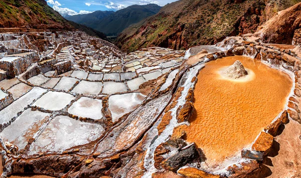 Maras'taki Tuz Madenleri, Kutsal Vadi, Peru.