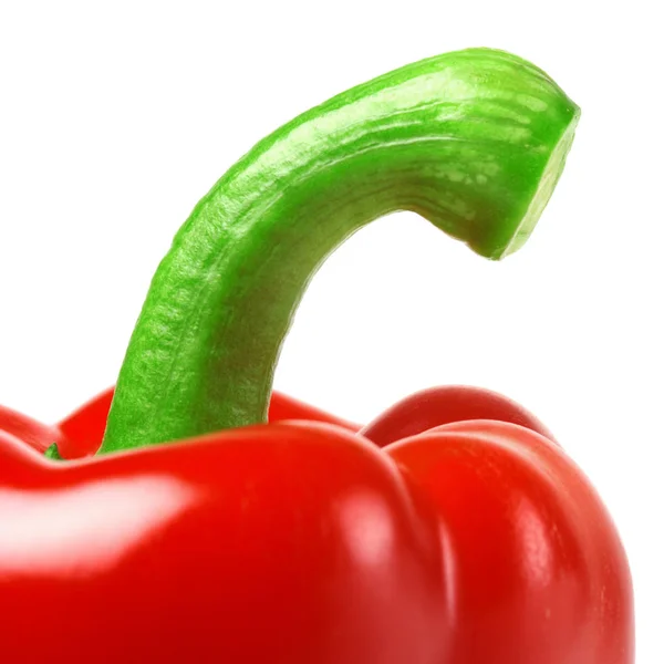 Paprika, isoliert, Makro, geringe Schärfentiefe — Stockfoto