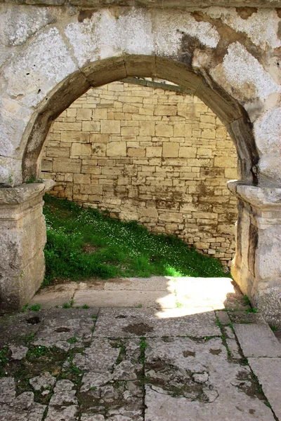 Detail of ancient Roman Amphitheater. Pula, Croatia — Stock Photo, Image