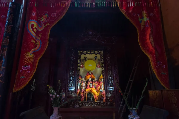 Chi Minh Stadt Vietnam April 2019 Ein Altar Zwielicht Der — Stockfoto