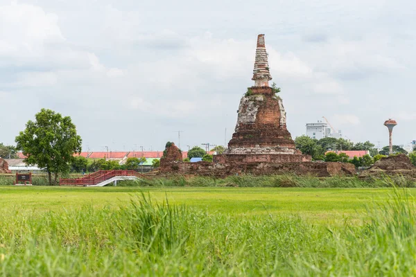 Ayutthaya Tailândia Setembro 2018 Wat Chang Situado Perto Wat Maheyong — Fotografia de Stock