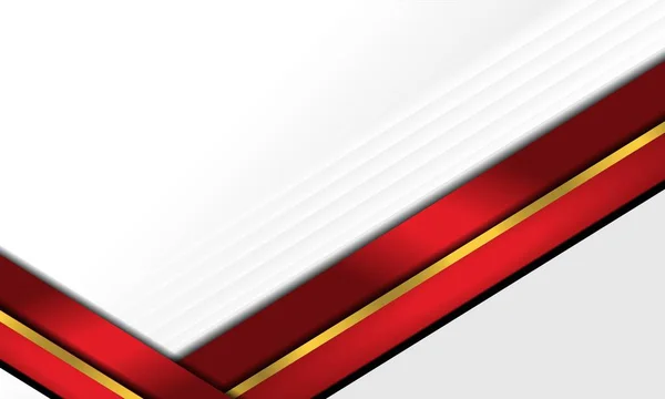 Nowoczesny Abstrakcyjny Wektor Tła Czerwieni Bieli Elegancki Wektor Projektowania Koncepcji — Wektor stockowy